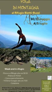 Scopri di più sull'articolo Yoga in montagna – Rifugio Bietti-Buzzi