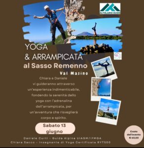 Scopri di più sull'articolo Yoga & Arrampicata – Sasso Remenno