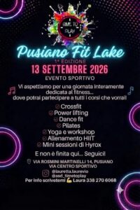 Scopri di più sull'articolo Evento Sportivo Pusiano Fit Lake