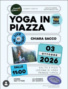Scopri di più sull'articolo Yoga in piazza nel piccolo paesino Codera
